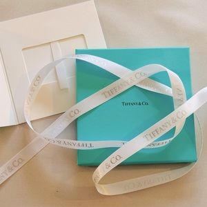 Tiffany & Co. Box and logo ribbon  3 Yards